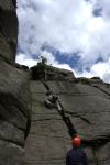 My second lead - Boyd's Crack, HDiff or VDiff depending on which guidebook you ask! 