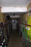 Fuchs House - the skis are stored along the main corridor